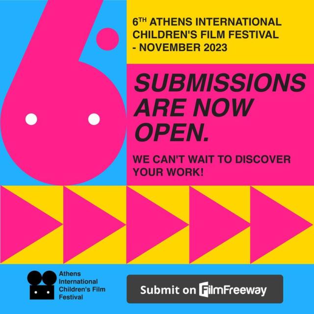Άνοιξαν οι αιτήσεις για το 6ο Παιδικό &amp; Εφηβικό Διεθνές Φεστιβάλ Κινηματογράφου Αθήνας