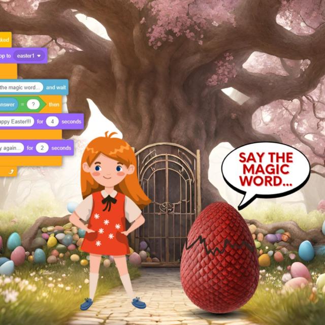 &quot;Easter Security Challenge - Πασχαλινή αποστολή με Scratch&quot; στο Ίδρυμα Ευγενίδου